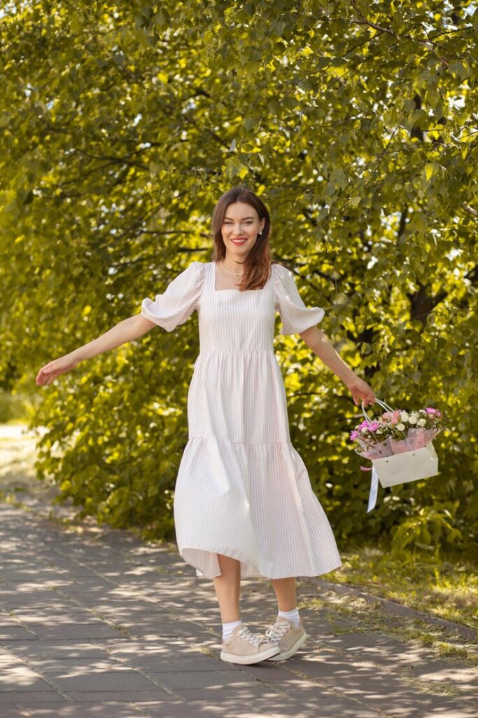 Romantic Cottagecore dress to impress
